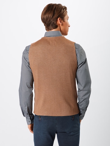 Gilet OLYMP en beige : derrière