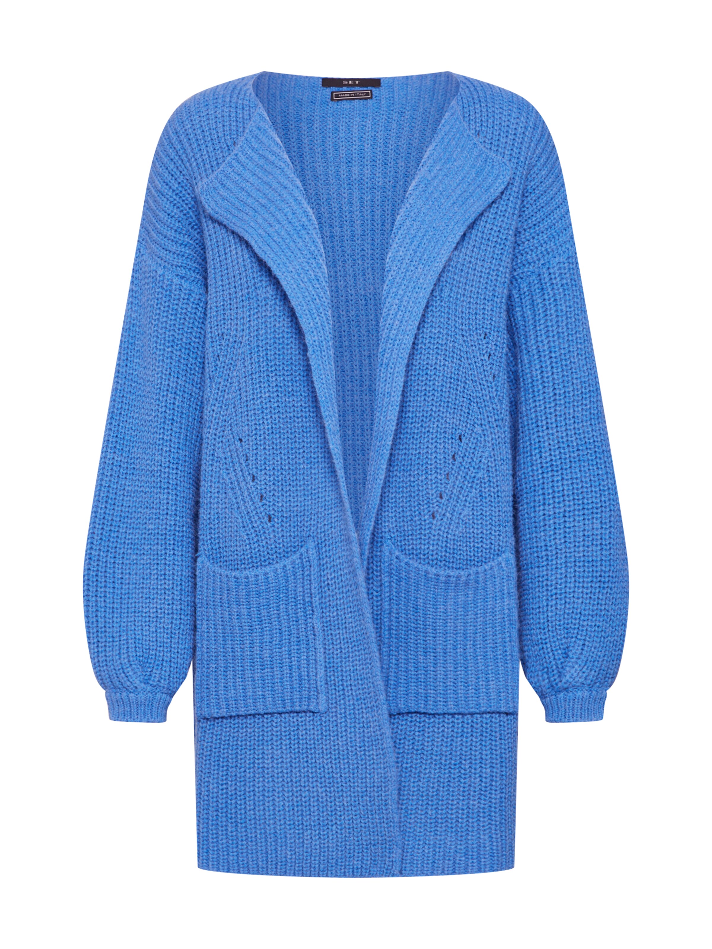 SET - Strickjacke in blau