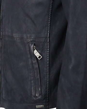 Maze Lederjacke 'Baton ' in Blau