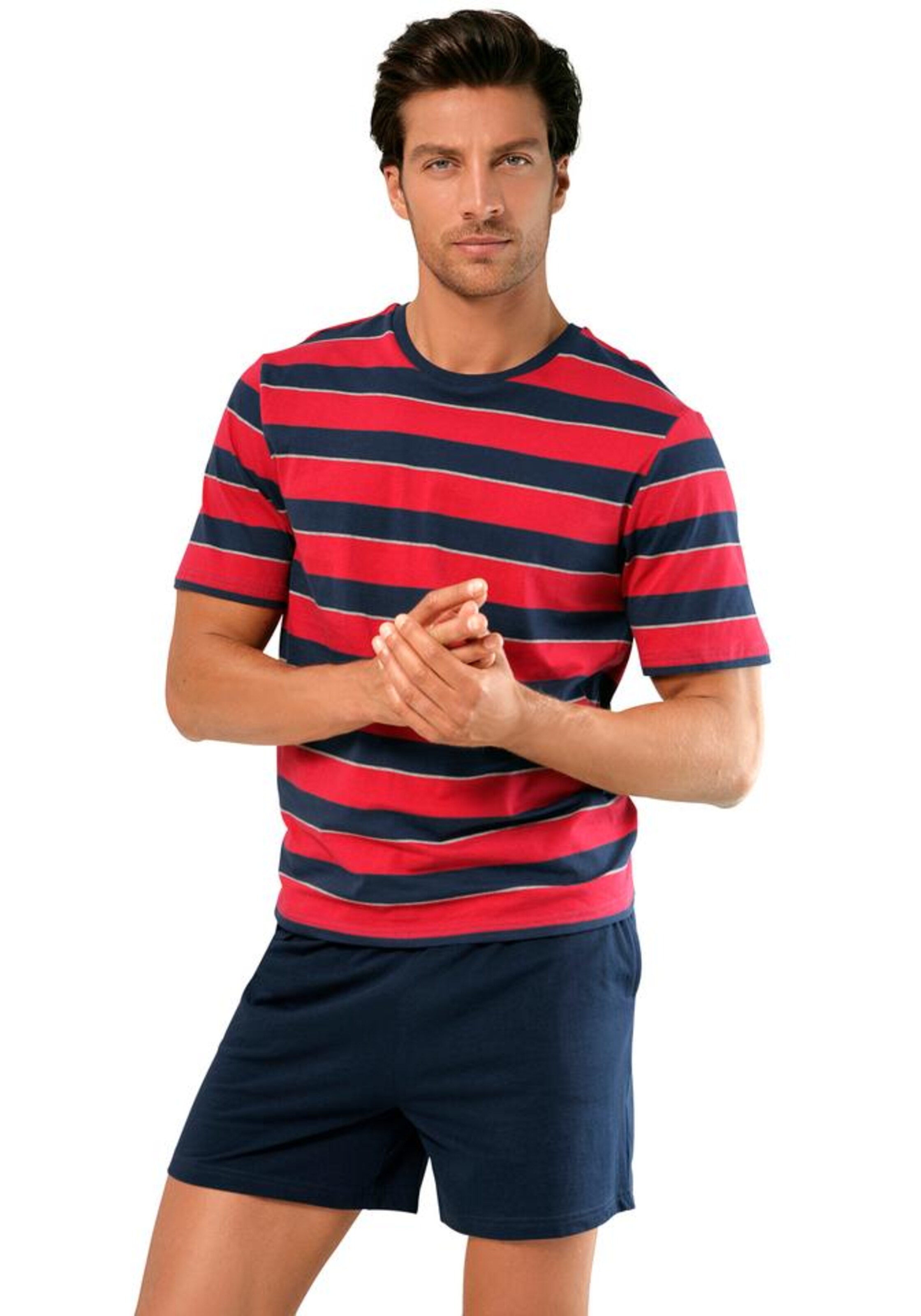 H.I.S Rövid pizsama - piros: elől