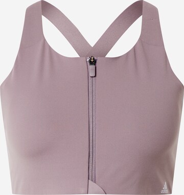 ADIDAS SPORTSWEAR Bustier Sport-BH in Lila: predná strana