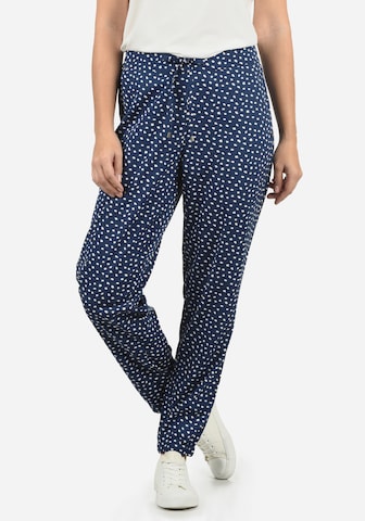 Blend She Tapered Broek 'Amerika' in Blauw: voorkant