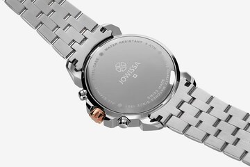 JOWISSA Analog Watch 'LeWy 9' Swiss Men' in Silver