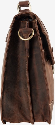 GREENBURRY Document Bag in Brown