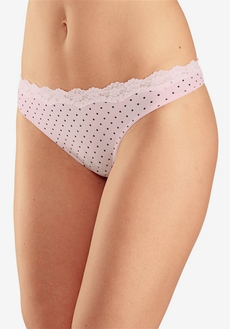 LASCANA Thong in Pink: front