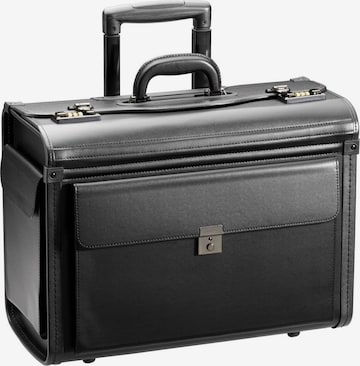 Valise de pilote D&N en noir : devant