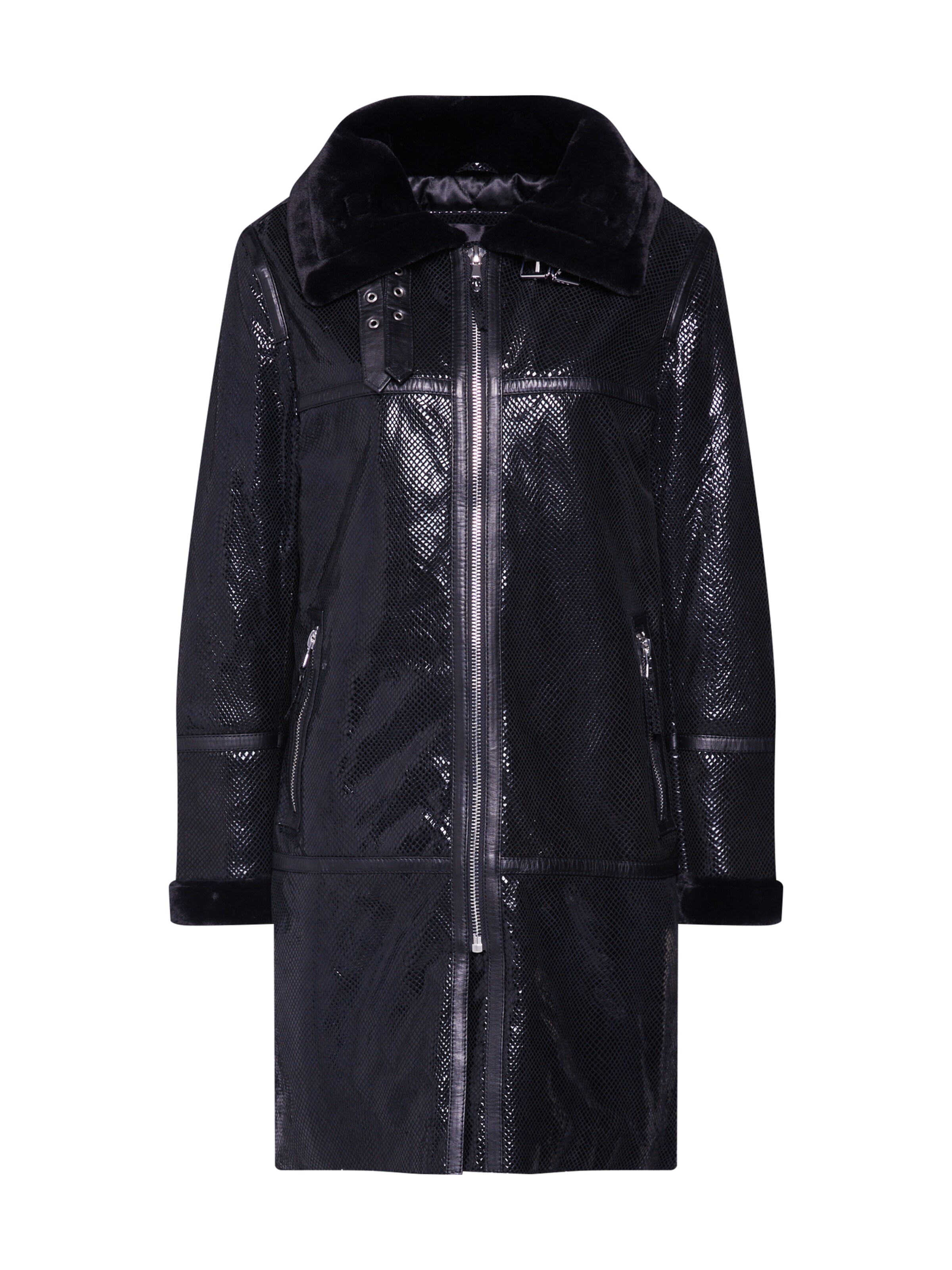 BE EDGY - Tussenmantel 'Betamara' in de kleur Zwart