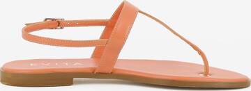 EVITA T-Bar Sandals 'OLIMPIA' in Orange