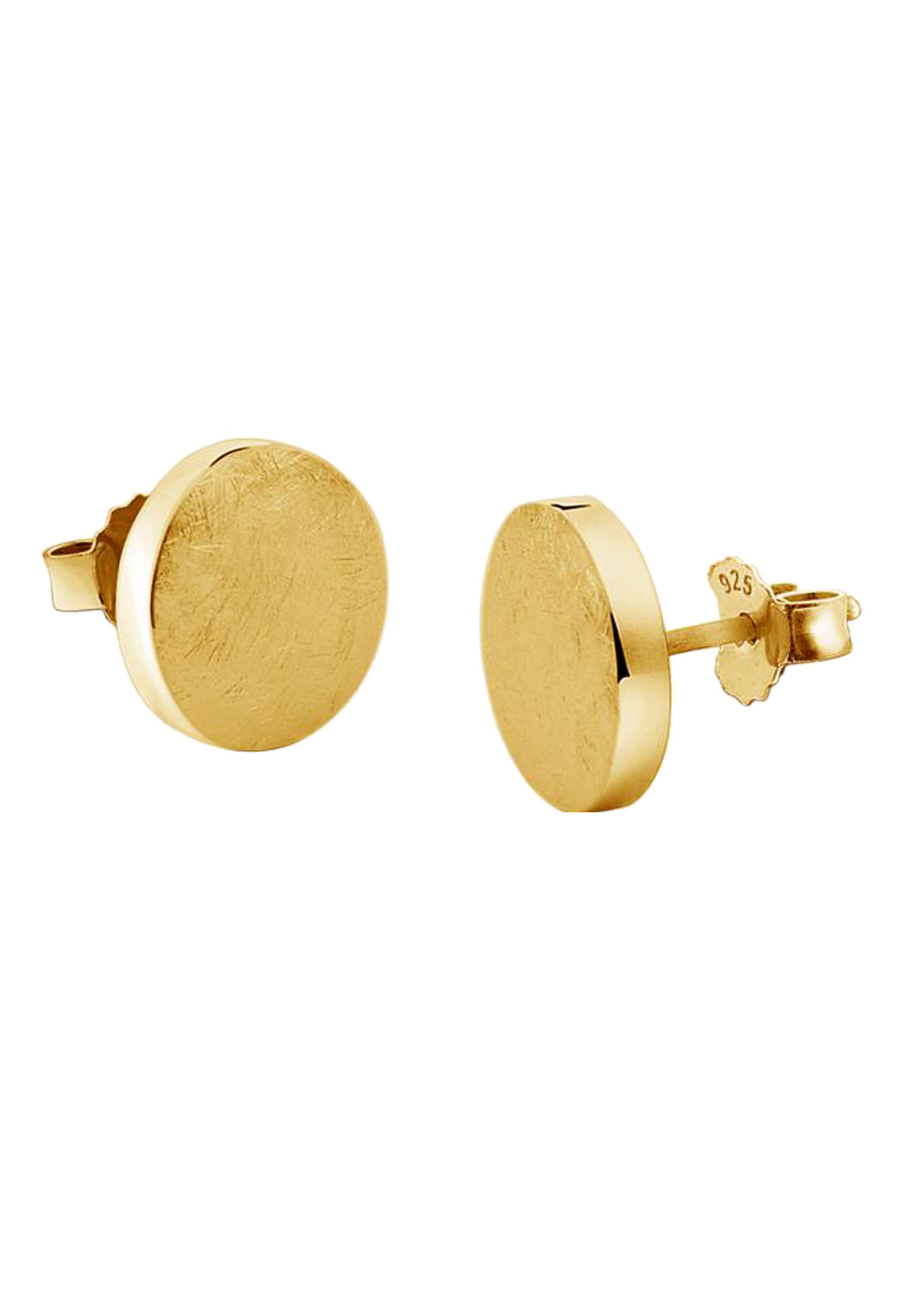 Nenalina Earrings 'Geo' in Gold: front