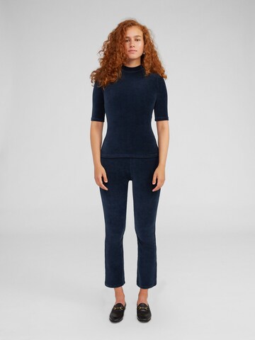 EDITED Flared Trousers 'Nava' in Blue