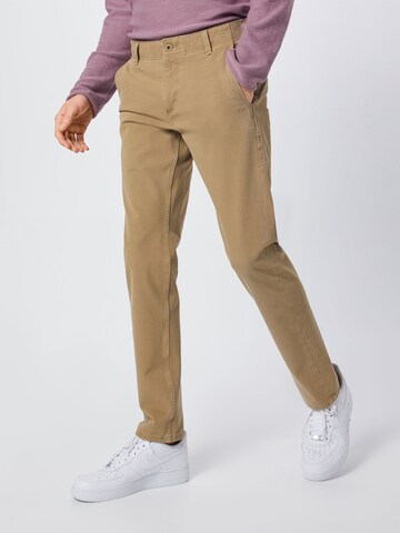 Dockers Slimfit Chino kalhoty 'SMART 360 FLEX ALPHA SLIM (TAPERED)' – béžová: přední strana