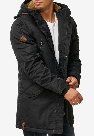 Parka d’hiver 'Bardsley' INDICODE JEANS en noir