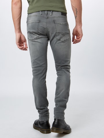 Slimfit Jeans 'Anbass' di REPLAY in grigio: dietro