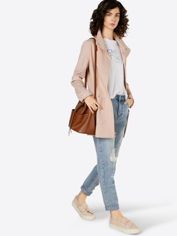 rožinė TOM TAILOR DENIM Demisezoninis paltas