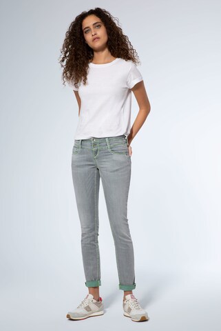 Soccx Slimfit Stretchjeans 'KA:RA' in Grau