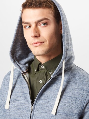 BLEND Zip-Up Hoodie 'Alton' in Blue