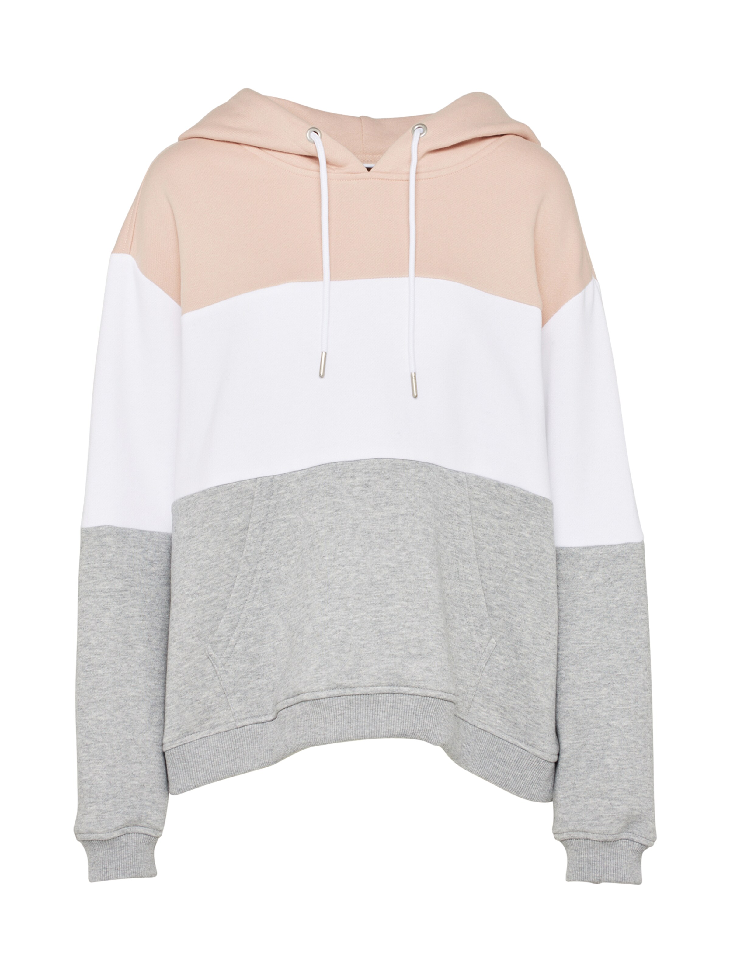 Bluză de molton de la Urban Classics pe roz: față