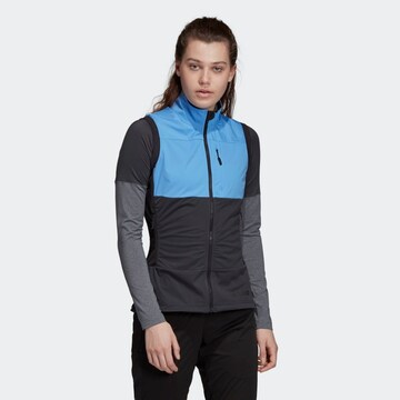 ADIDAS TERREX Weste in Grau: Vorderseite
