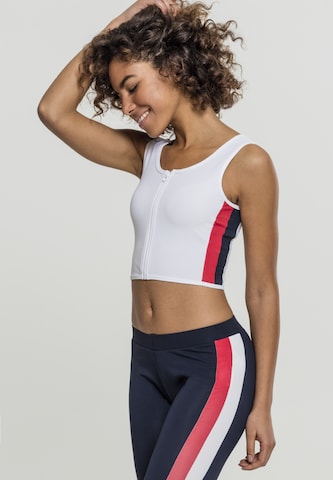 Urban Classics Top in White: front