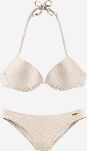 Bikini BRUNO BANANI en beige : devant