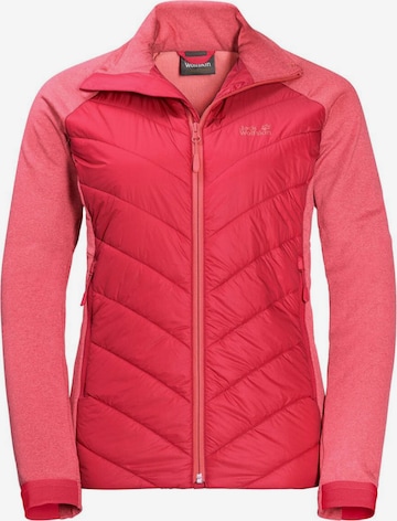 JACK WOLFSKIN Performance Jacket in Red: front