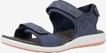 ECCO Hiking Sandals 'Cruise II' in Blue: front