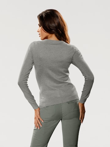 Cardigan heine en gris : derrière