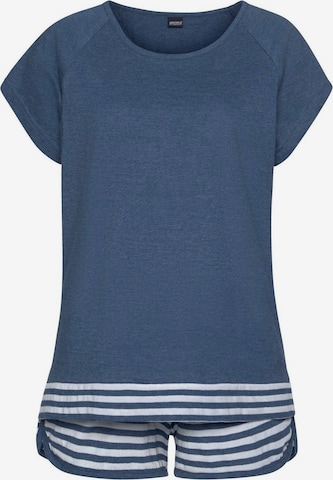 ARIZONA Short Pajama Set in Blue: front