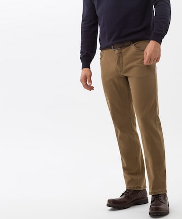 BRAX Regular Jeans 'Pep 350' in Brown: front