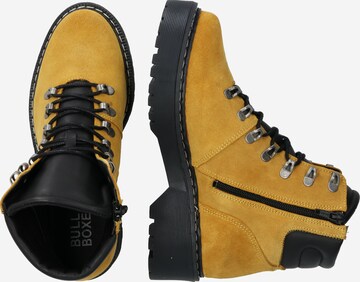 Bottines à lacets BULLBOXER en jaune : sur le côté