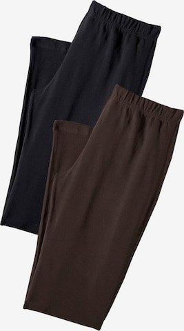 VIVANCE - Skinny Pantalón de pijama en marrón: frente