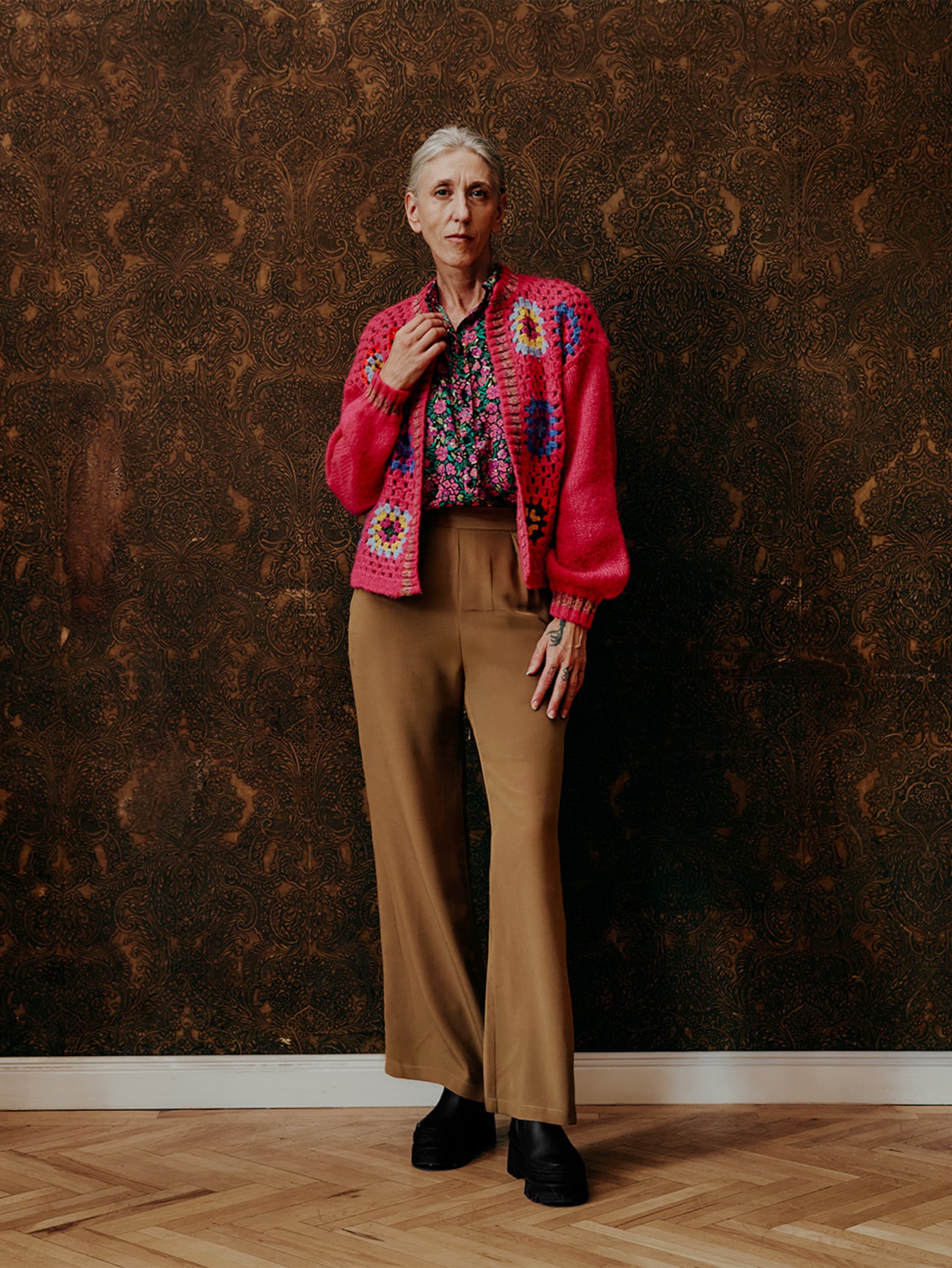 Maggy - Pink Cardigan Look