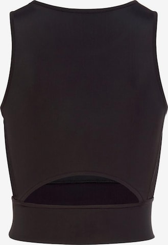 LASCANA ACTIVE Sports Top 'Digital Mauve' in Black