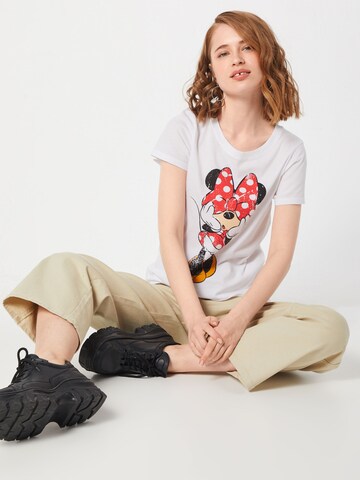 ONLY - Camiseta 'MICKEY VINTAGE' en blanco