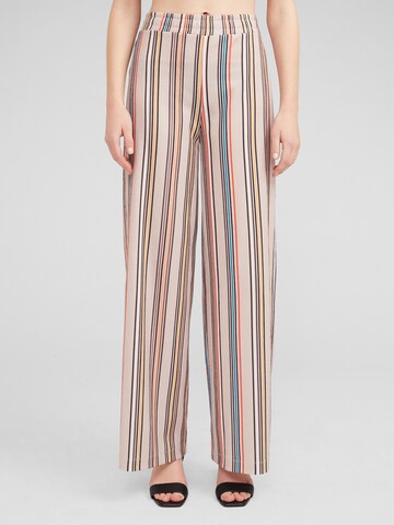 EDITED Wide leg Pants 'Cyra' in Beige: front