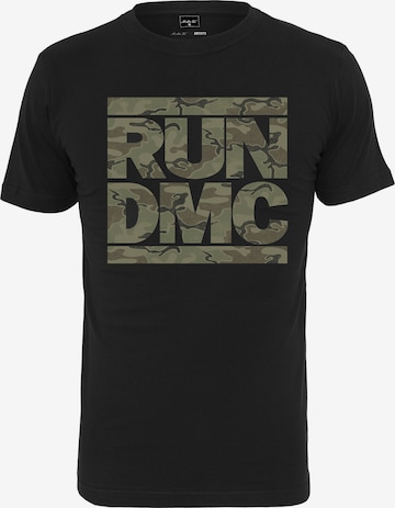 Mister Tee Shirt 'Run DMC Camo' in Black: front