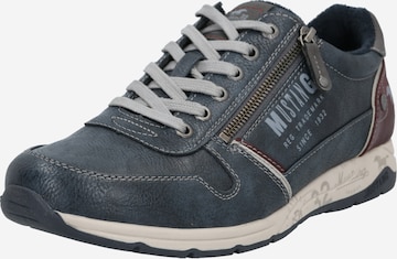 MUSTANG Sneakers laag in Blauw: voorkant