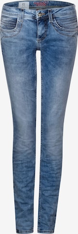 STREET ONE Slimfit Jeans 'Crissi' in Blau: predná strana