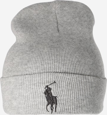 Căciulă de la Polo Ralph Lauren pe gri: față