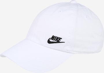 Nike Sportswear Cap 'Heritage' in Weiß: predná strana