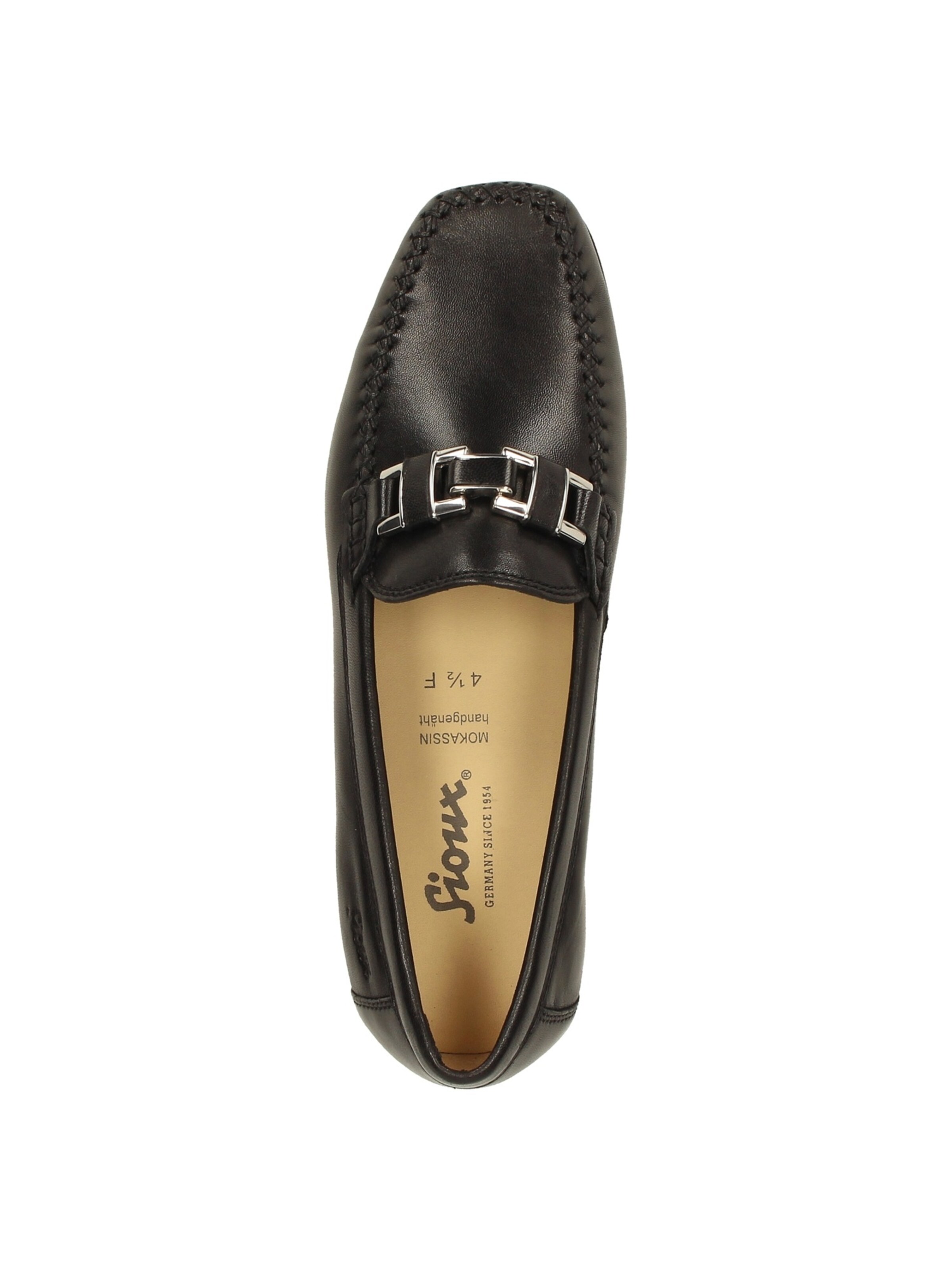 SIOUX Mokassin 'Cambria' in Schwarz