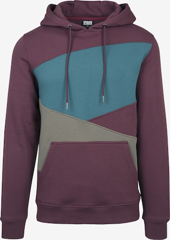 Urban Classics Sweatshirt 'Zig Zag' i röd: framsida