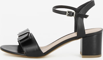 EVITA Strap Sandals 'Mariella' in Black