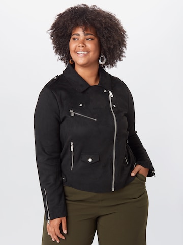 ONLY Carmakoma Between-Season Jacket in Black: front