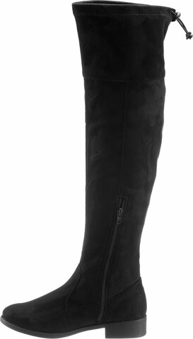 CITY WALK Over the Knee Boots in Black