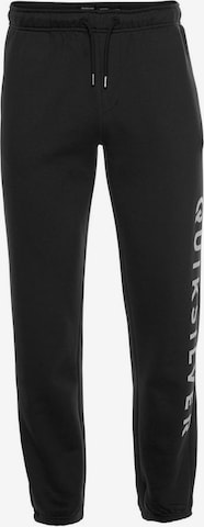 QUIKSILVER Regular Workout Pants 'Trackpants O M' in Black: front
