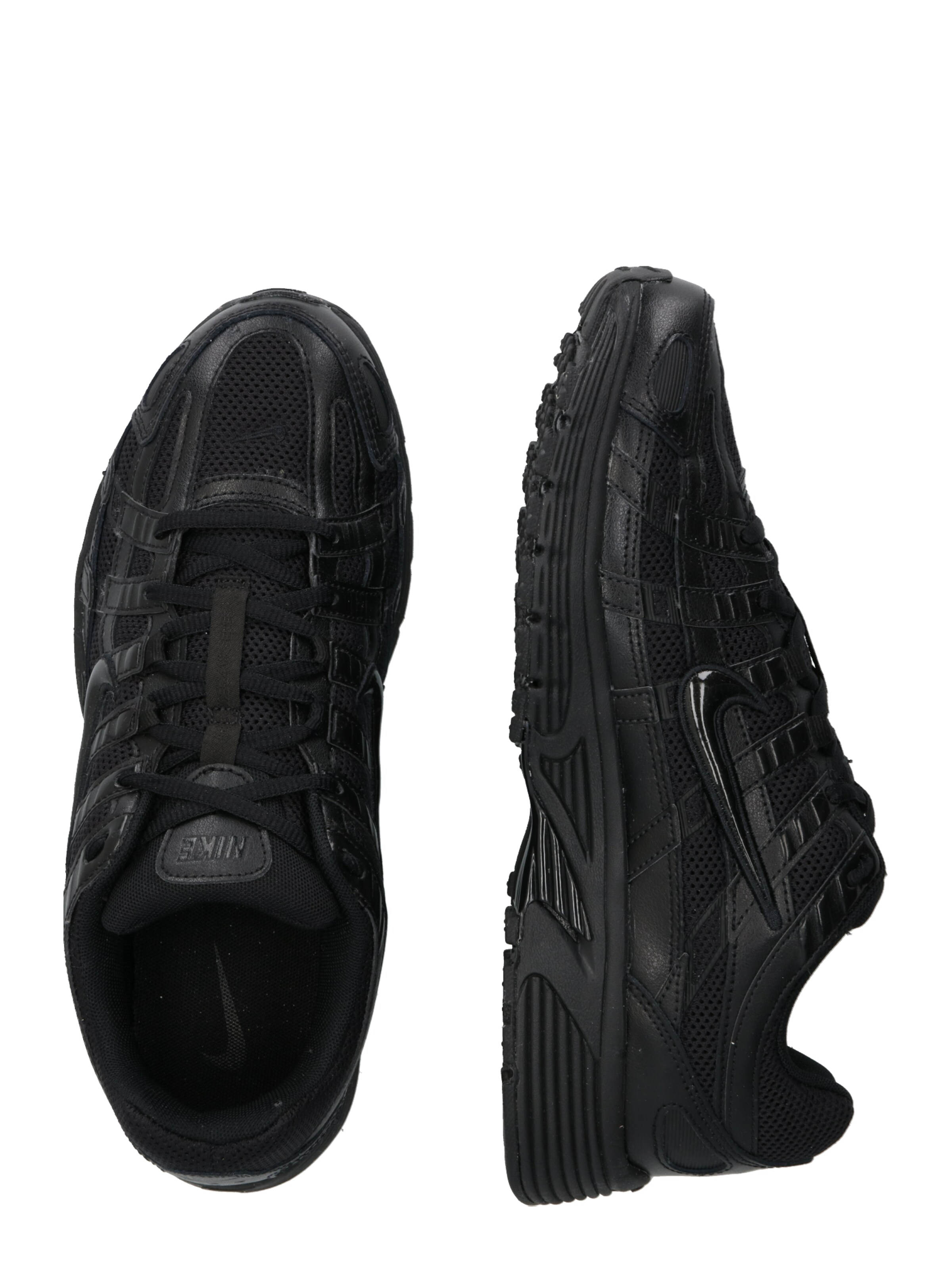 Nike Sportswear Σνίκερ χαμηλό 'P-6000' σε μαύρο