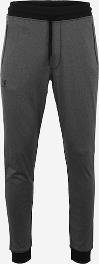 UNDER ARMOUR Workout Pants in Dark grey / Black, Item view