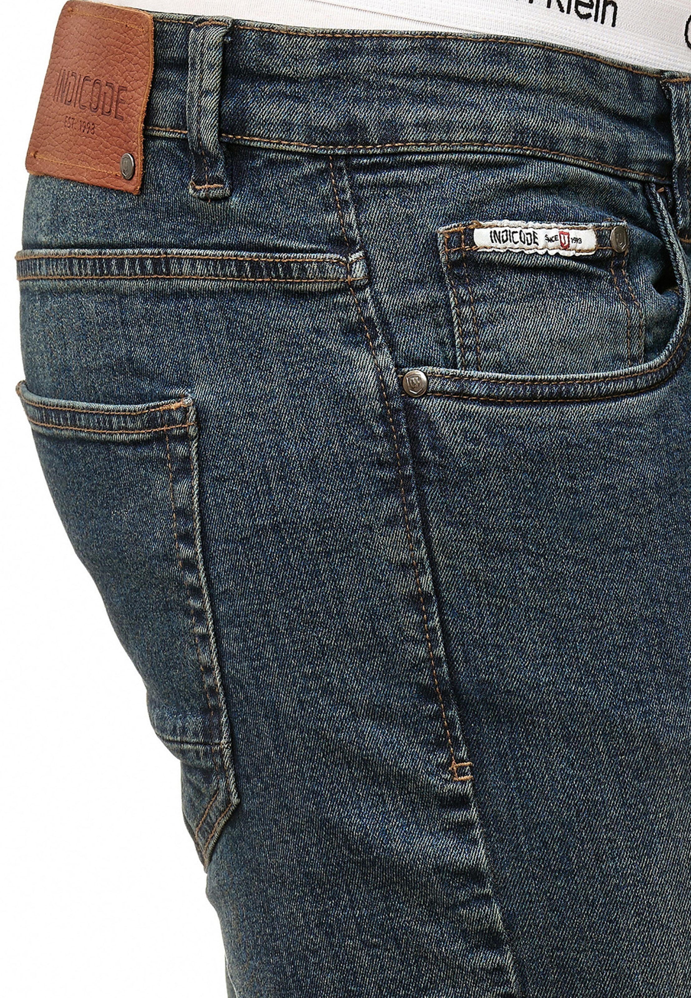 INDICODE JEANS Slim fit Jeans 'Texas' in Blue