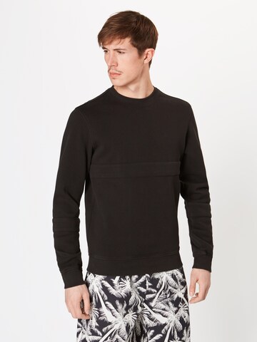 Urban Classics Sweatshirt in Schwarz: Vorderseite